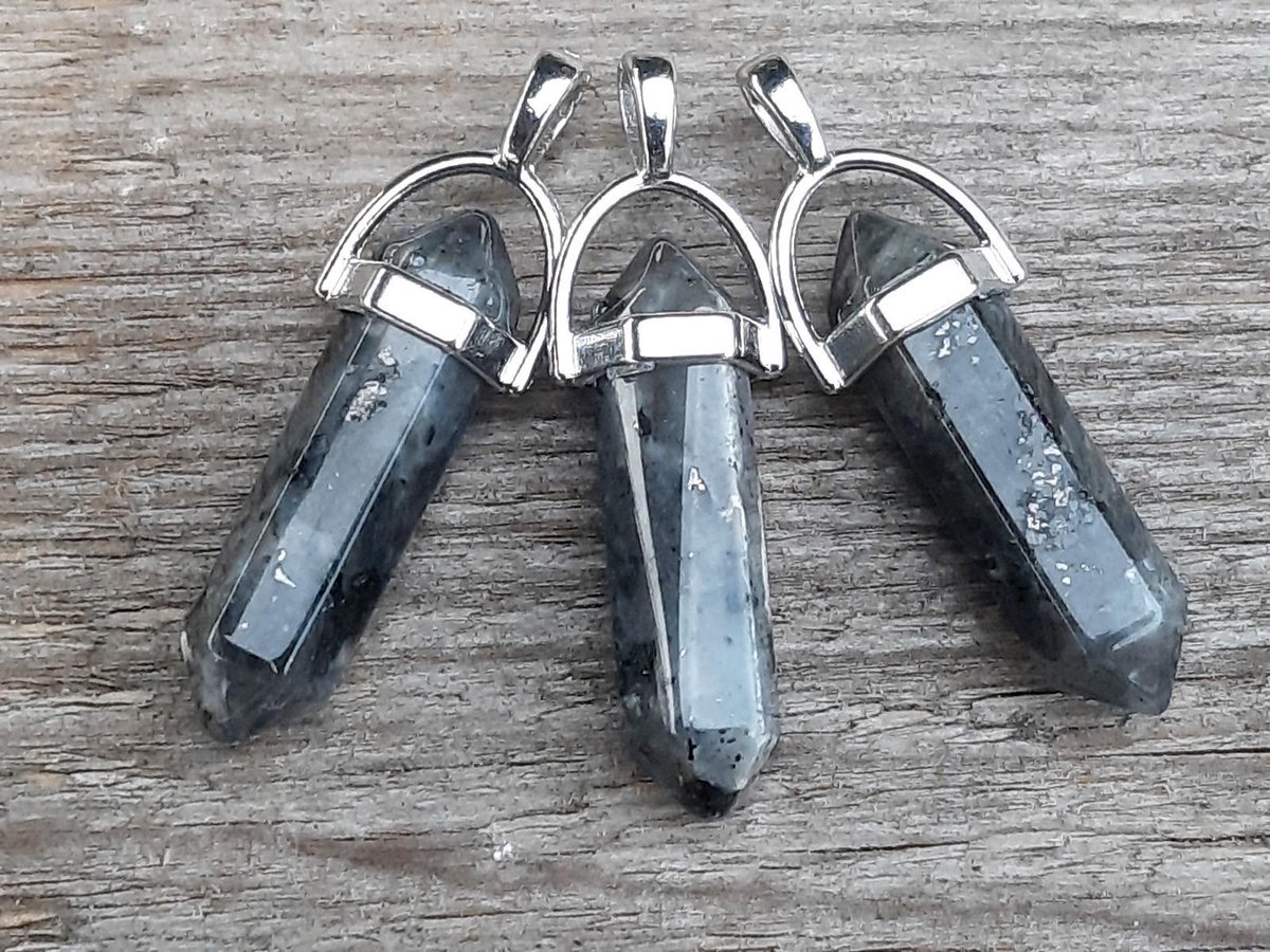 Edelsteen Spectroliet - pendel - healing punt hanger